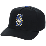 Seattle Mariners Mitchell & Ness MLB 'Era Flip' Heritage Series Pro Pinch - Black/Black