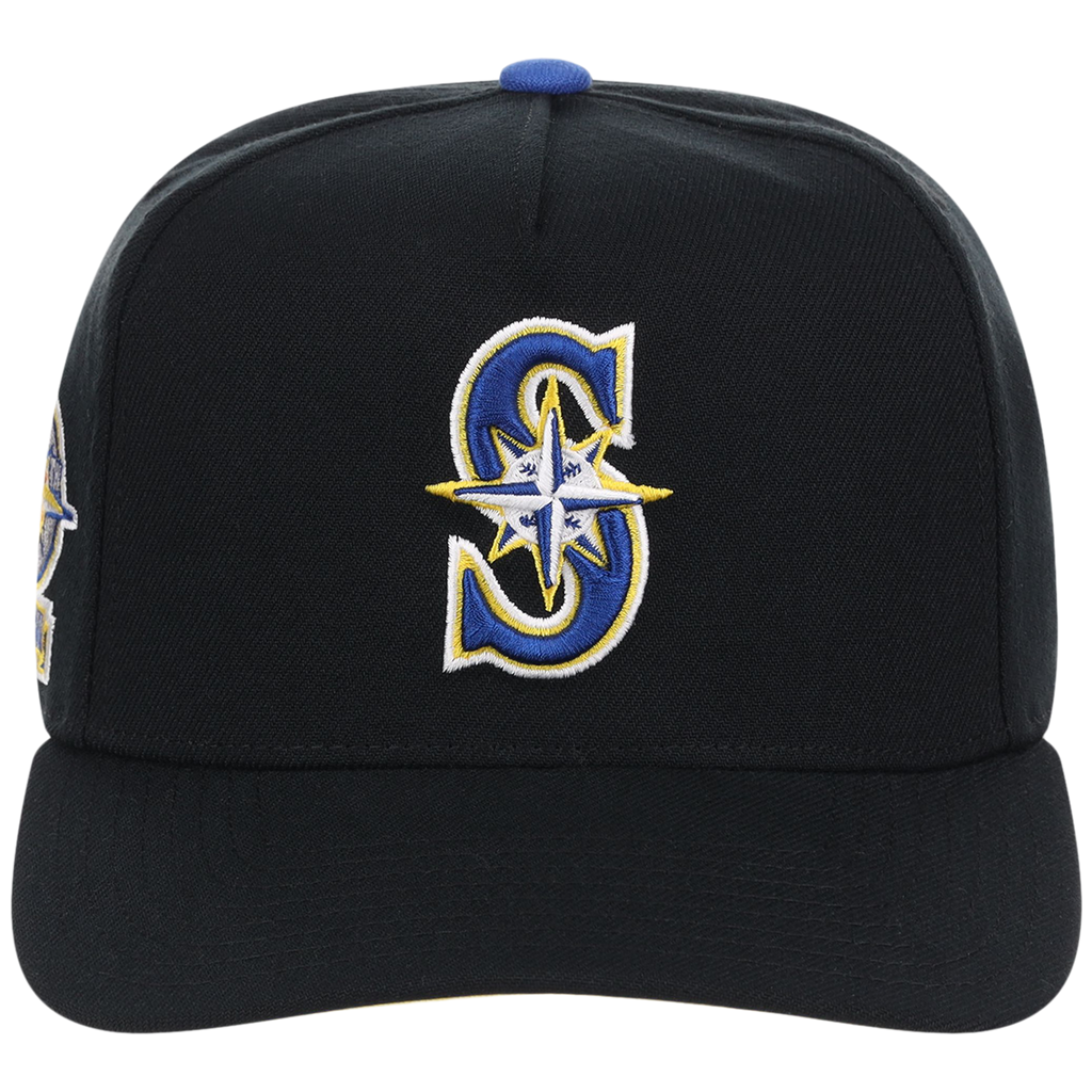 Seattle Mariners Mitchell & Ness MLB 'Era Flip' Heritage Series Pro Pinch - Black/Black