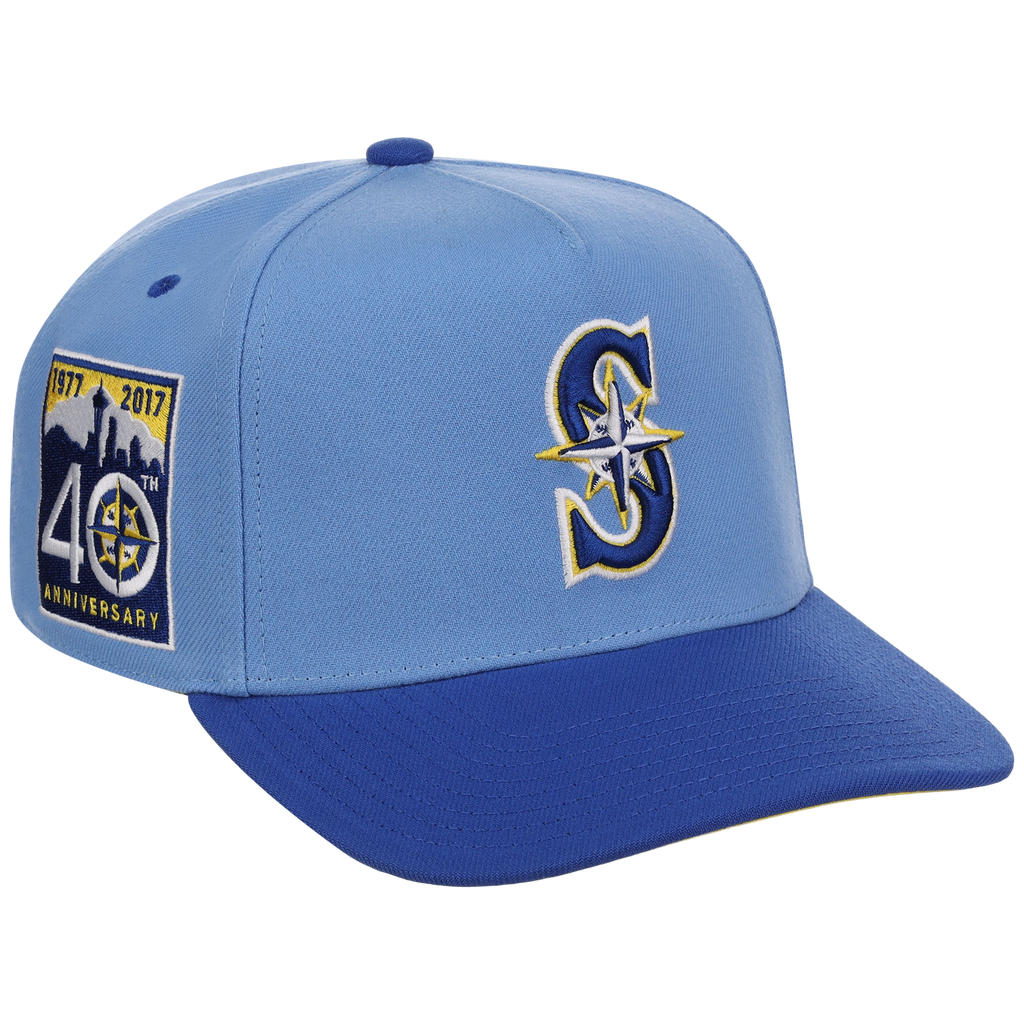 Seattle Mariners Mitchell & Ness MLB 'Era Flip' Heritage Series Pro Pinch - Sky/Royal