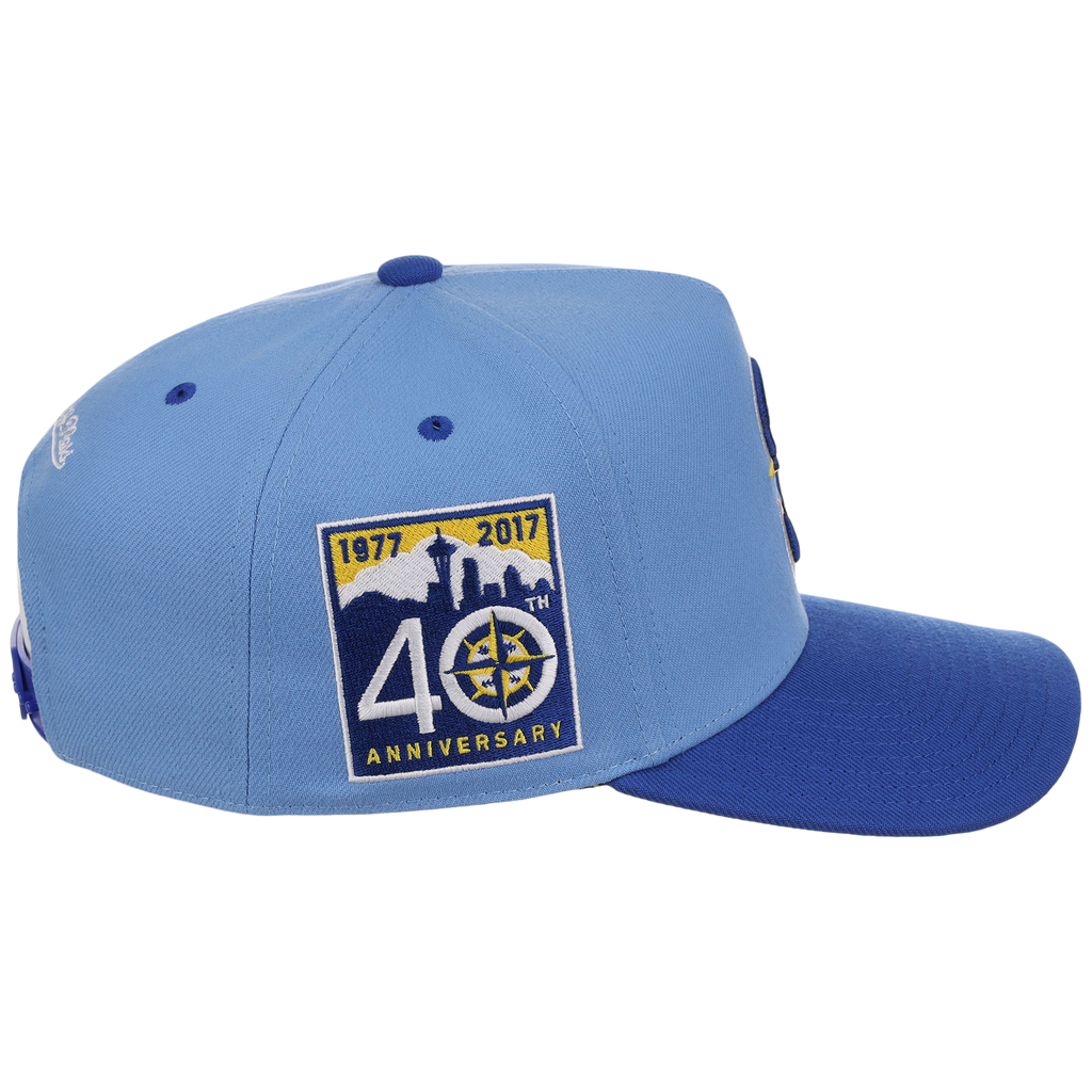 Seattle Mariners Mitchell & Ness MLB 'Era Flip' Heritage Series Pro Pinch - Sky/Royal