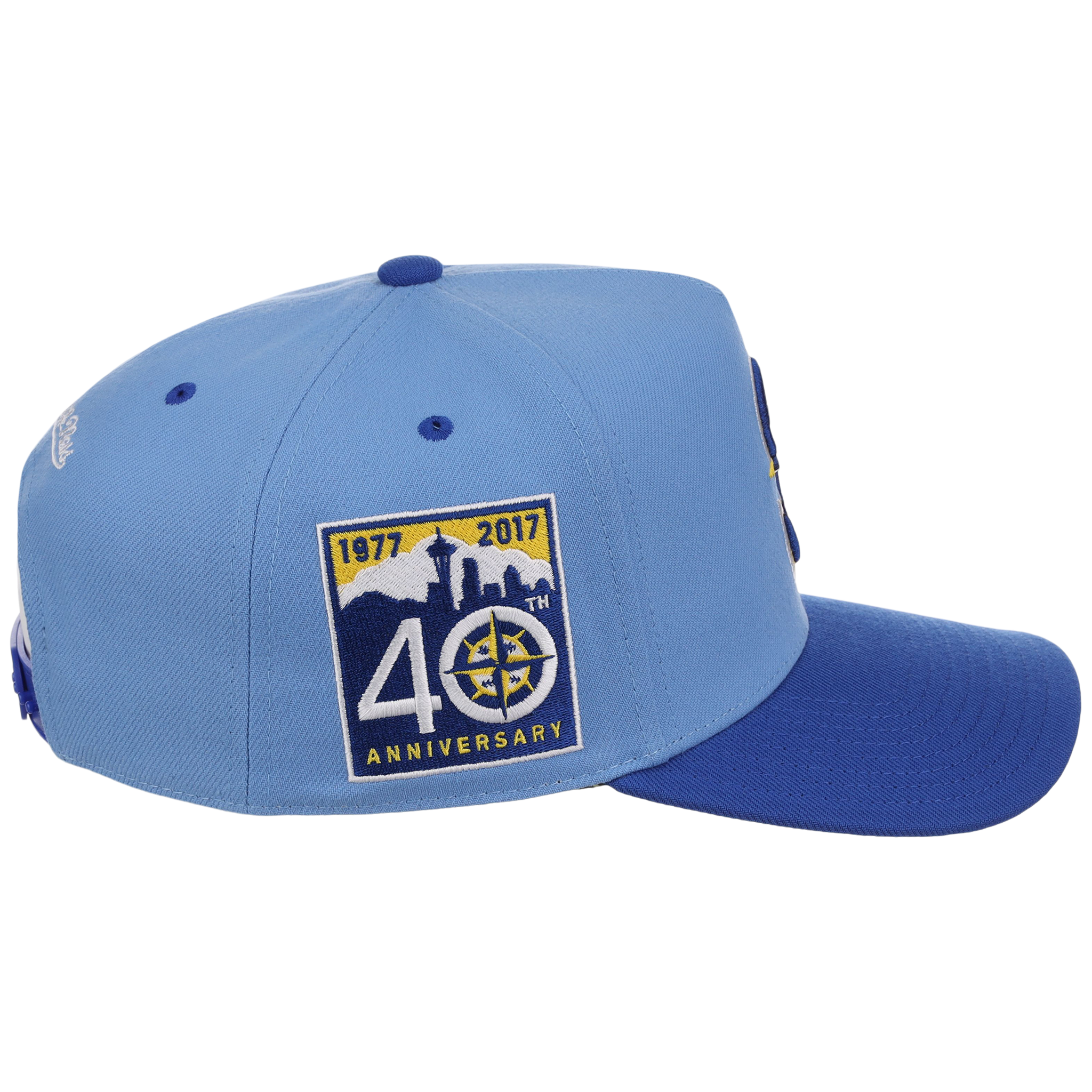 Seattle Mariners Mitchell & Ness MLB 'Era Flip' Heritage Series Pro Pinch - Sky/Royal
