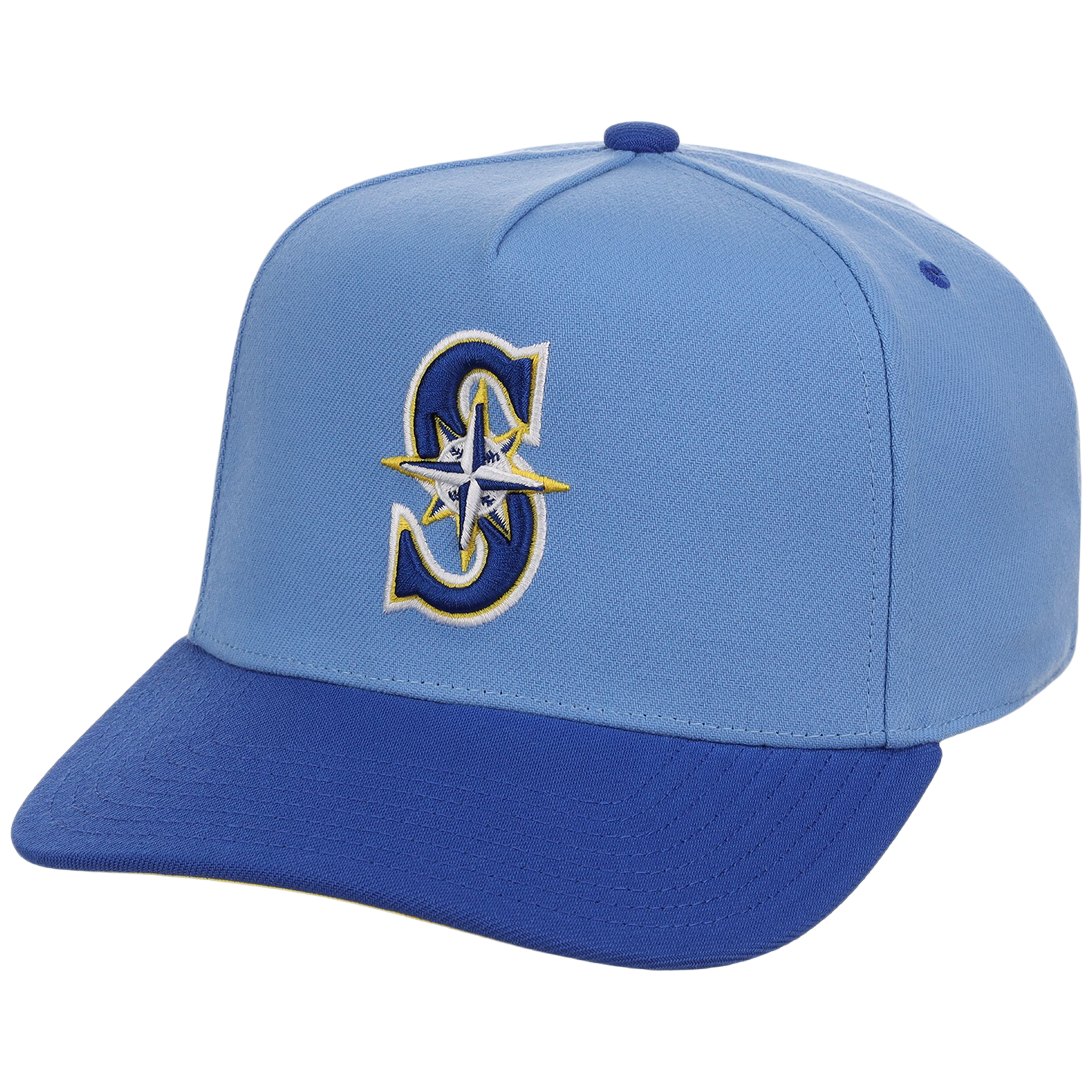 Seattle Mariners Mitchell & Ness MLB 'Era Flip' Heritage Series Pro Pinch - Sky/Royal