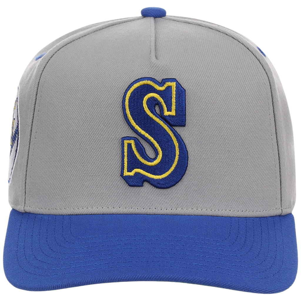 Seattle Mariners Mitchell & Ness MLB 'Era Flip' Heritage Series Pro Pinch - Grey/Royal