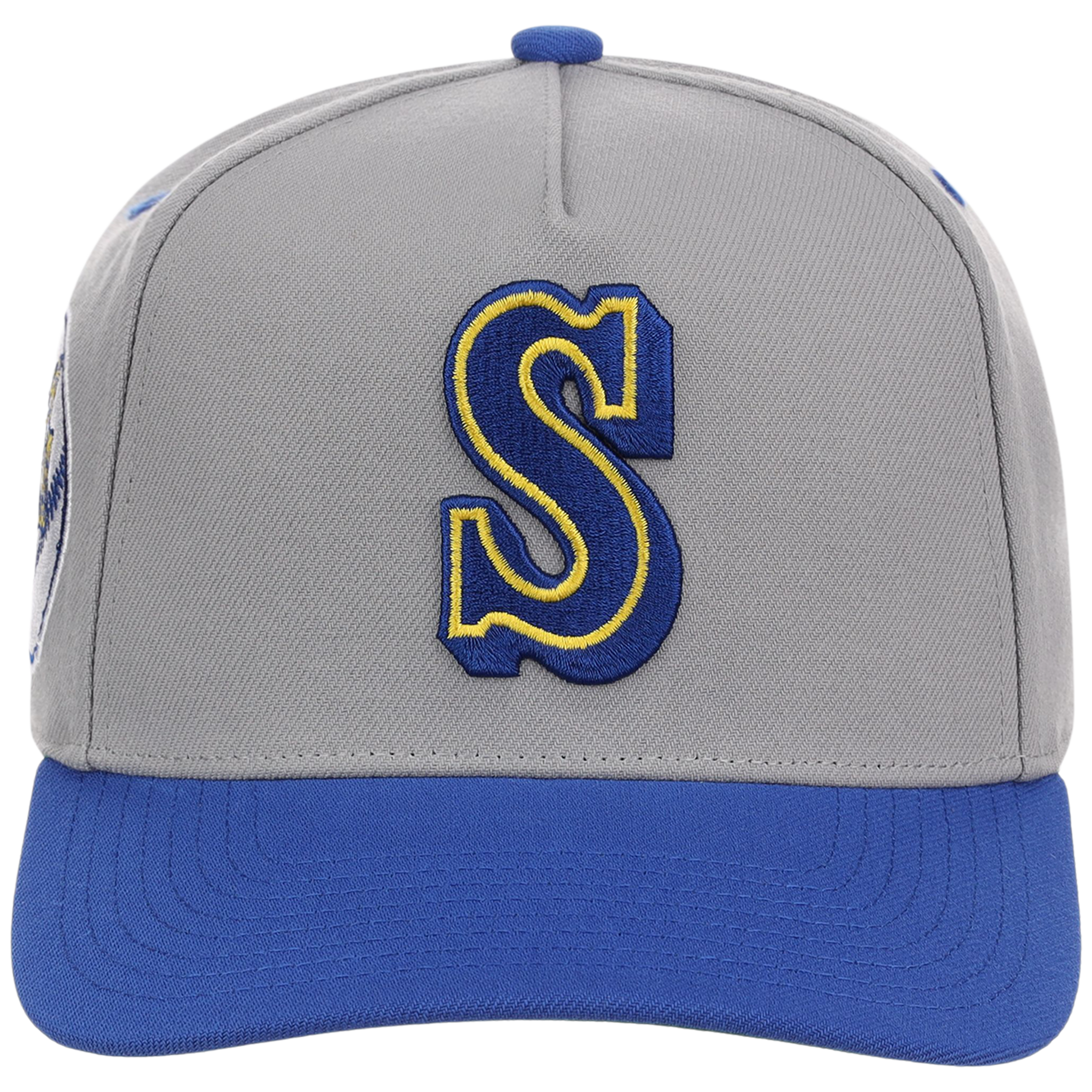 Seattle Mariners Mitchell & Ness MLB 'Era Flip' Heritage Series Pro Pinch - Grey/Royal