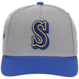 Seattle Mariners Mitchell & Ness MLB 'Era Flip' Heritage Series Pro Pinch - Grey/Royal