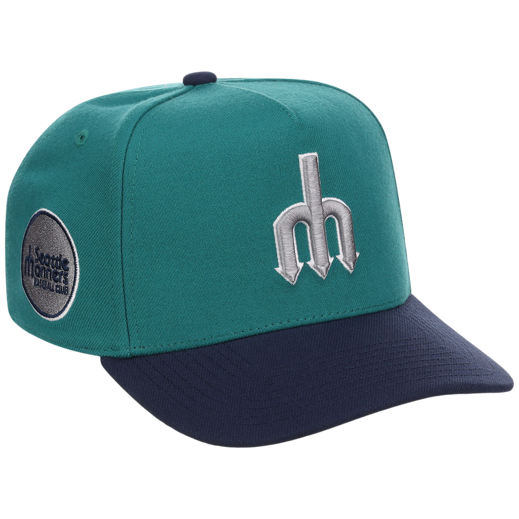 Seattle Mariners Mitchell & Ness MLB 'Era Flip' Heritage Series Pro Pinch - Teal/Navy