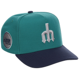 Seattle Mariners Mitchell & Ness MLB 'Era Flip' Heritage Series Pro Pinch - Teal/Navy