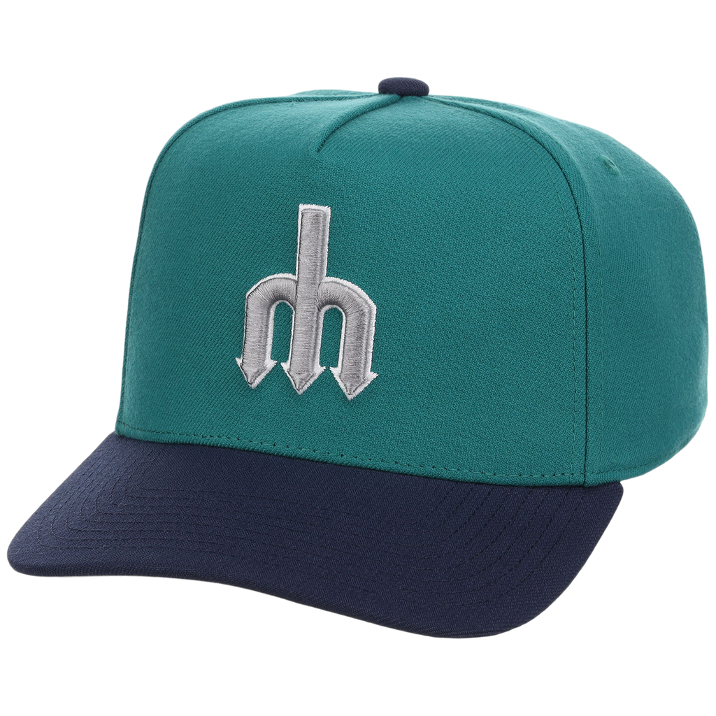 Seattle Mariners Mitchell & Ness MLB 'Era Flip' Heritage Series Pro Pinch - Teal/Navy
