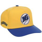 Seattle Mariners Mitchell & Ness MLB 'Era Flip' Heritage Series Pro Pinch - Yellow/Royal