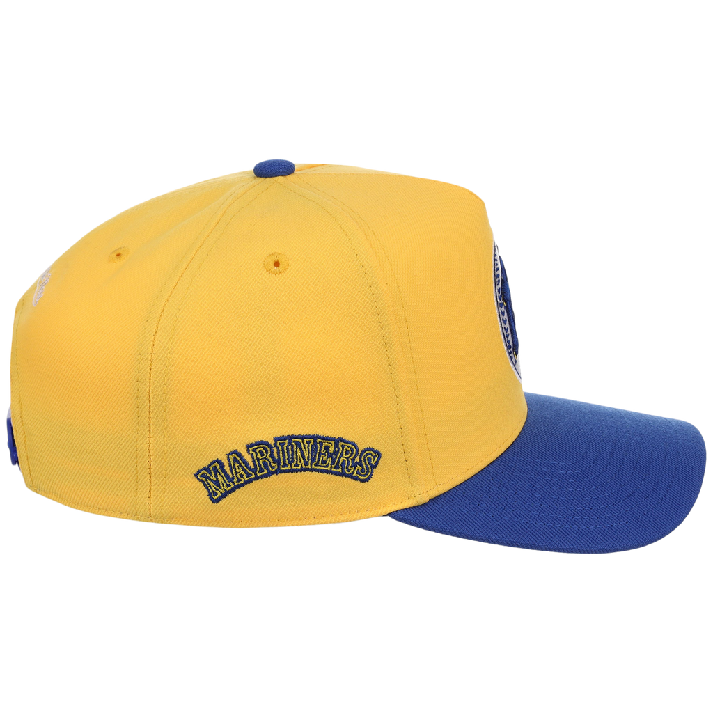 Seattle Mariners Mitchell & Ness MLB 'Era Flip' Heritage Series Pro Pinch - Yellow/Royal