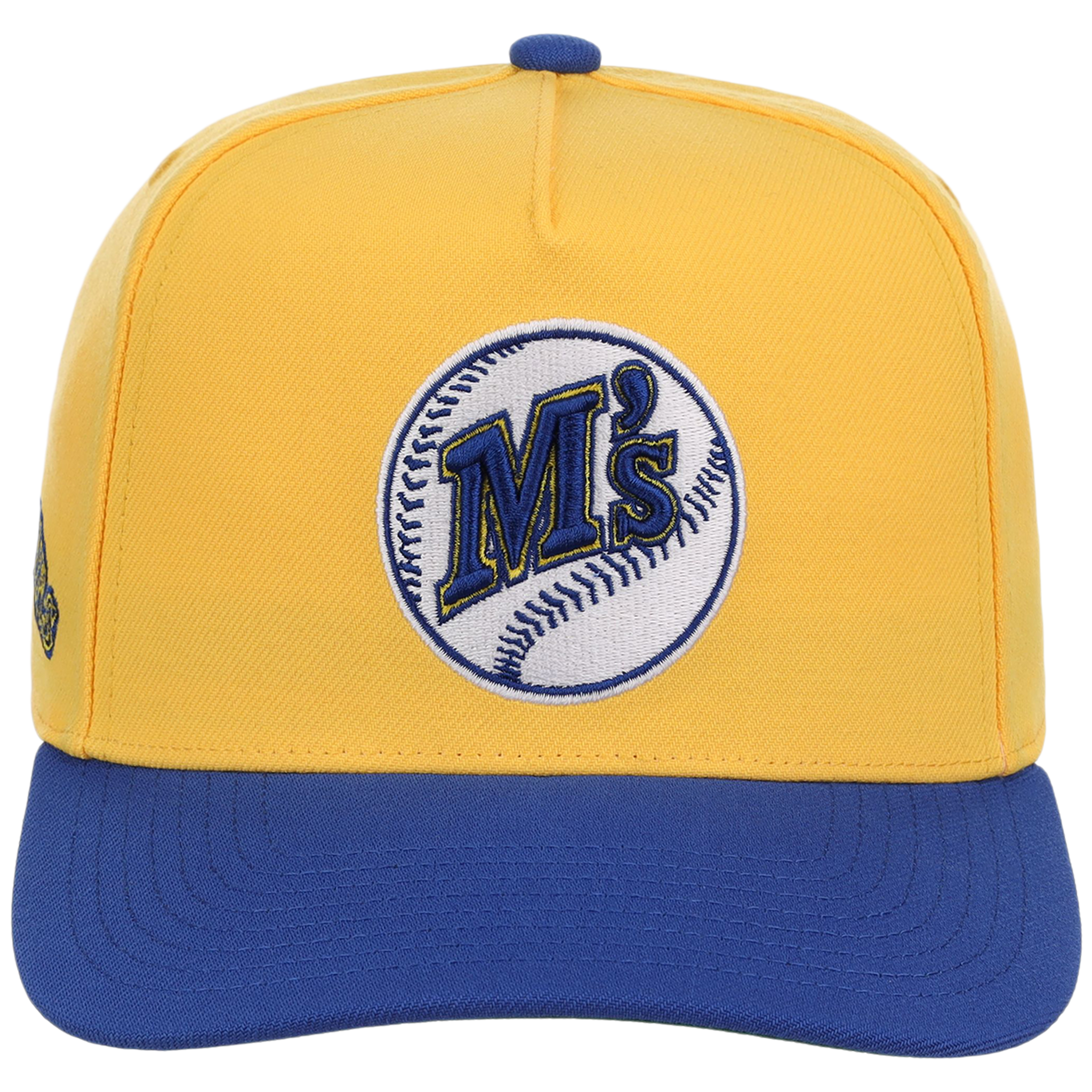 Seattle Mariners Mitchell & Ness MLB 'Era Flip' Heritage Series Pro Pinch - Yellow/Royal