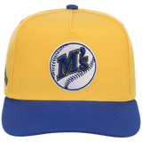 Seattle Mariners Mitchell & Ness MLB 'Era Flip' Heritage Series Pro Pinch - Yellow/Royal