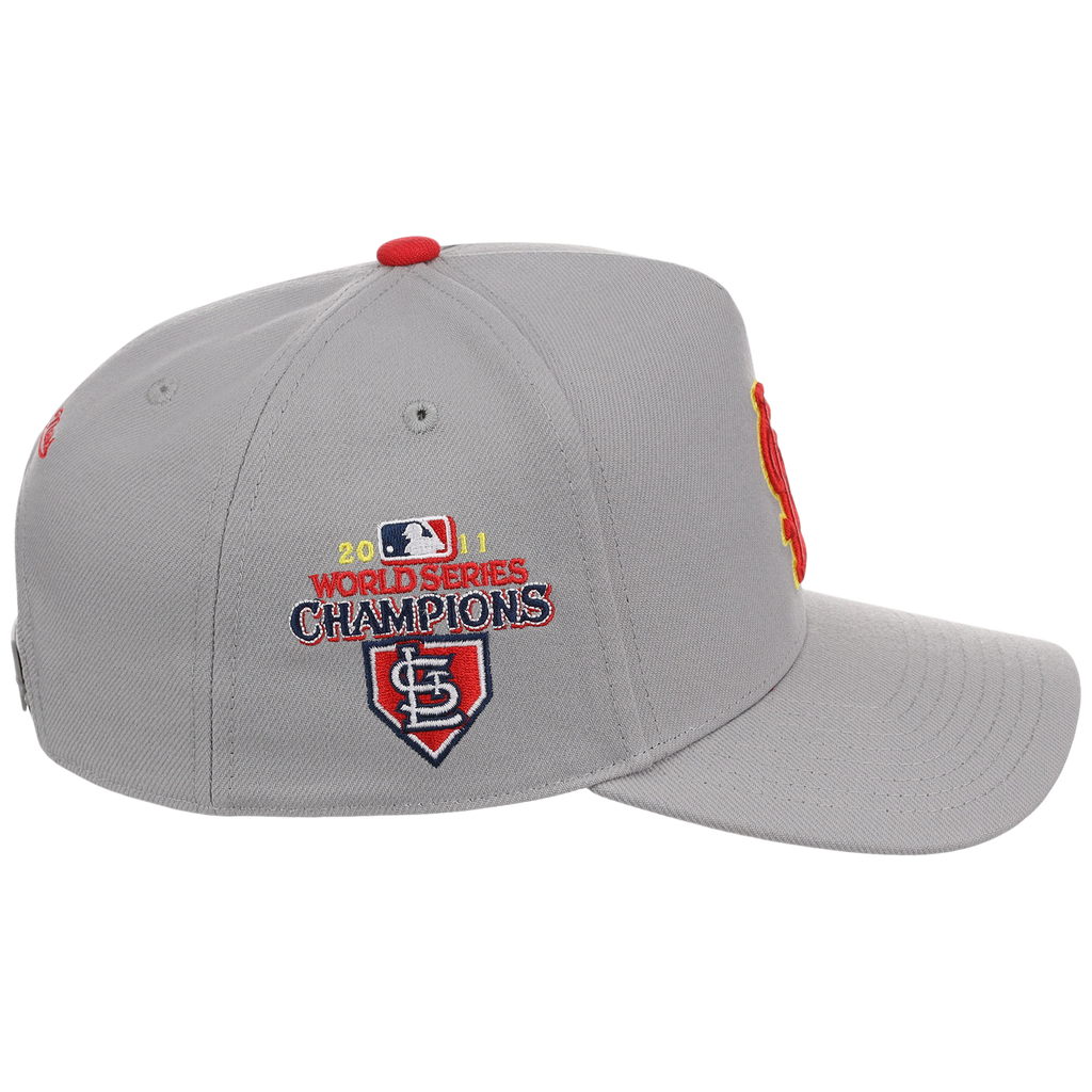 St. Louis Cardinals Mitchell & Ness MLB 'Era Flip' Heritage Series Pro Pinch - Grey/Grey