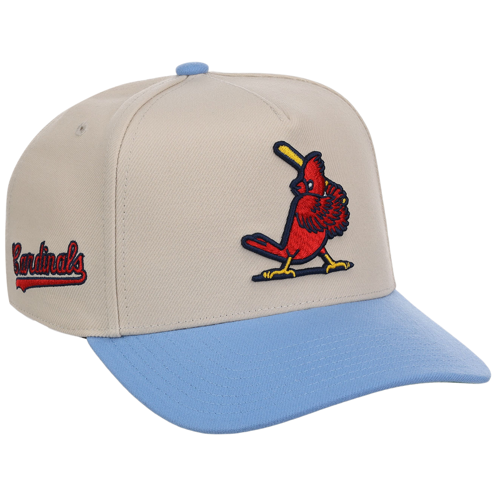 St. Louis Cardinals Mitchell & Ness MLB 'Era Flip' Heritage Series Pro Pinch - Cream/Sky