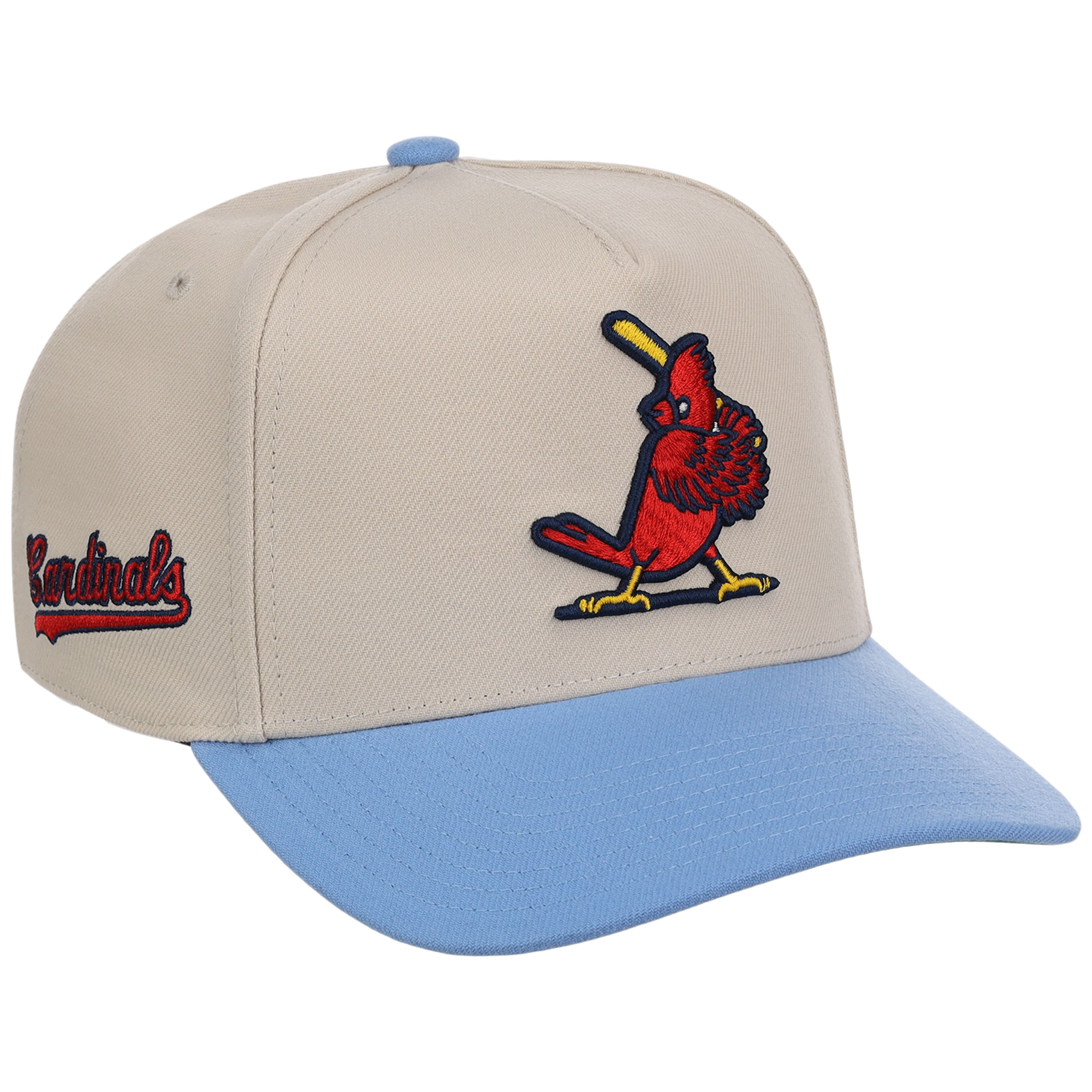 St. Louis Cardinals Mitchell & Ness MLB 'Era Flip' Heritage Series Pro Pinch - Cream/Sky