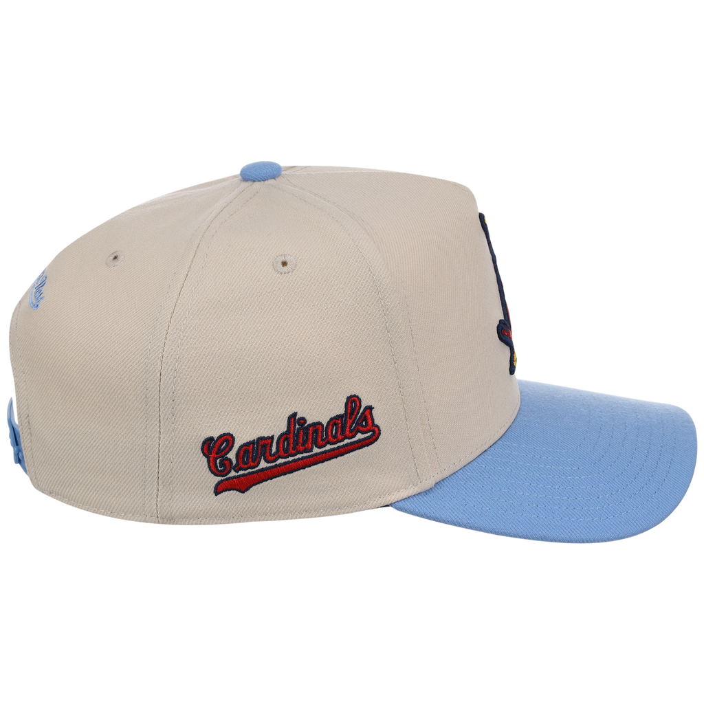 St. Louis Cardinals Mitchell & Ness MLB 'Era Flip' Heritage Series Pro Pinch - Cream/Sky