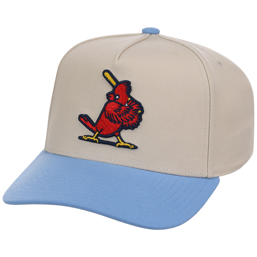 St. Louis Cardinals Mitchell & Ness MLB 'Era Flip' Heritage Series Pro Pinch - Cream/Sky