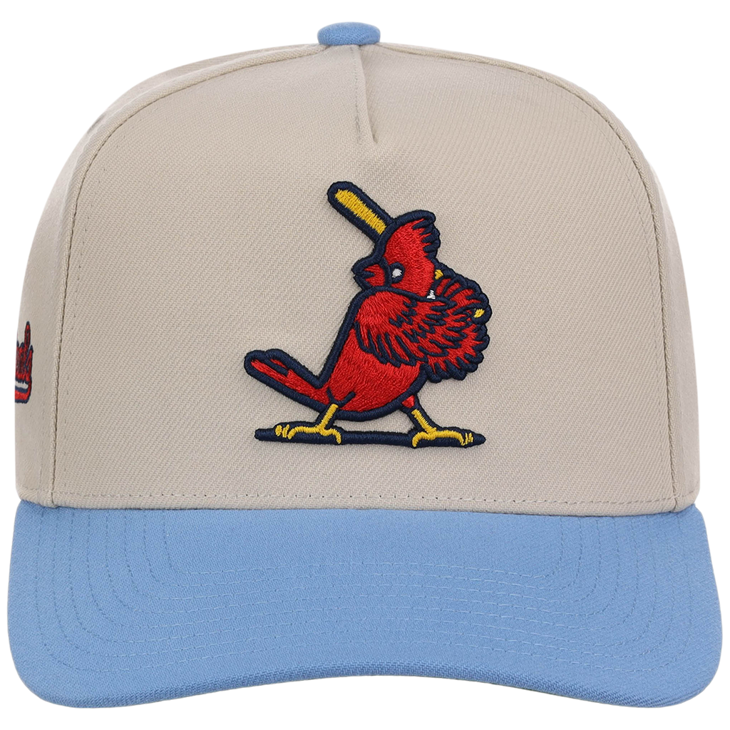 St. Louis Cardinals Mitchell & Ness MLB 'Era Flip' Heritage Series Pro Pinch - Cream/Sky