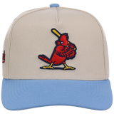 St. Louis Cardinals Mitchell & Ness MLB 'Era Flip' Heritage Series Pro Pinch - Cream/Sky