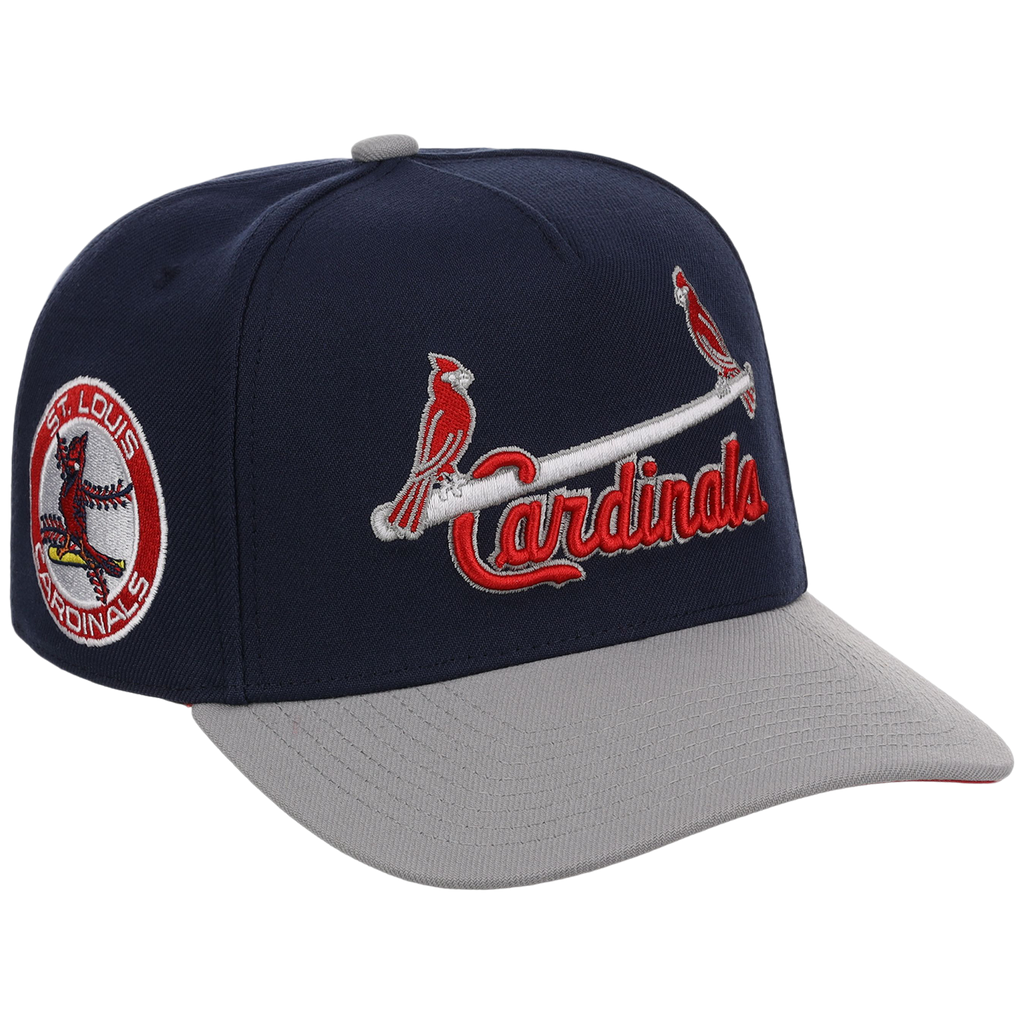 St. Louis Cardinals Mitchell & Ness MLB 'Era Flip' Heritage Series Pro Pinch - Navy/Gray