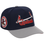 St. Louis Cardinals Mitchell & Ness MLB 'Era Flip' Heritage Series Pro Pinch - Navy/Gray