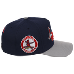 St. Louis Cardinals Mitchell & Ness MLB 'Era Flip' Heritage Series Pro Pinch - Navy/Gray