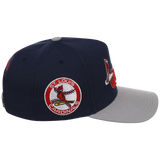 St. Louis Cardinals Mitchell & Ness MLB 'Era Flip' Heritage Series Pro Pinch - Navy/Gray