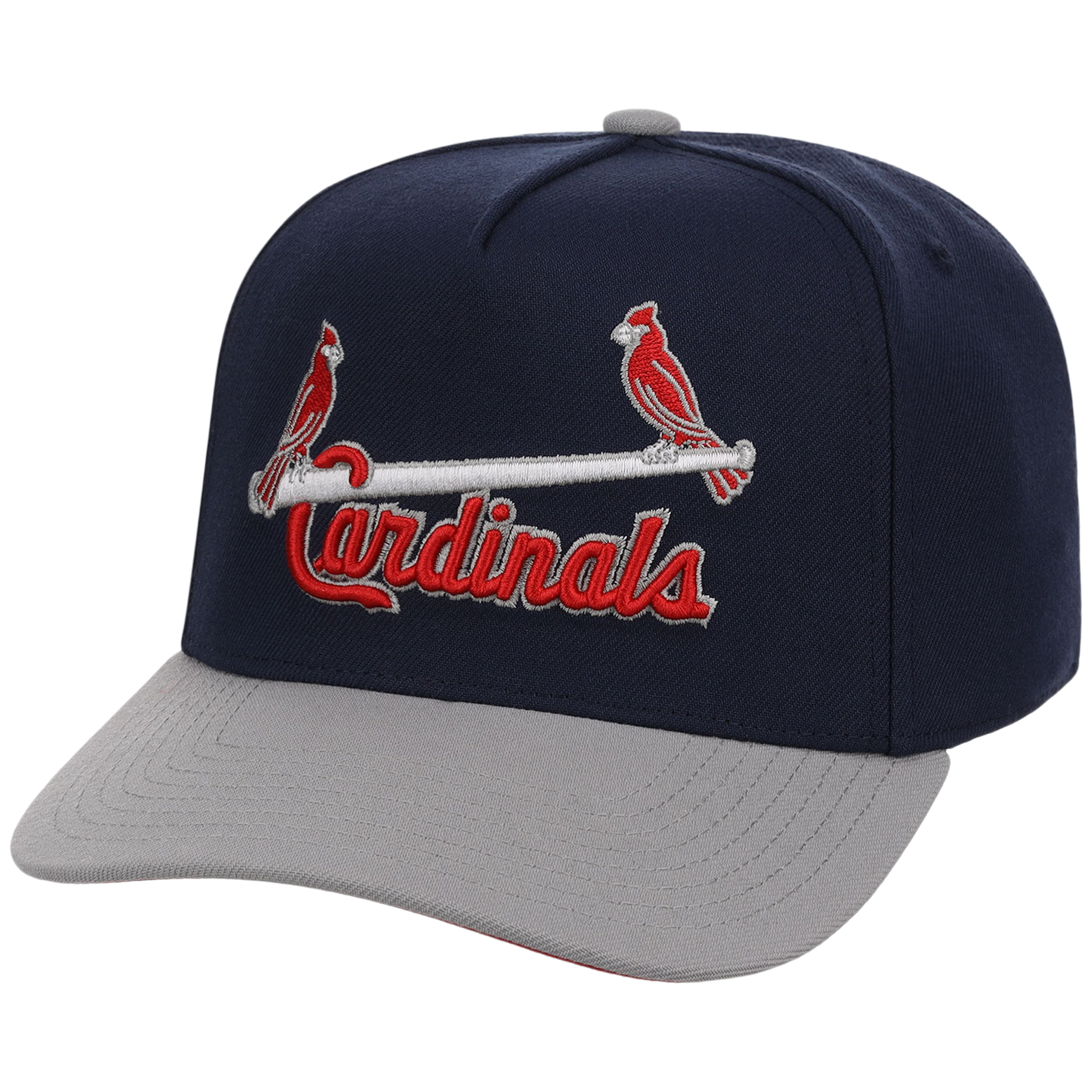 St. Louis Cardinals Mitchell & Ness MLB 'Era Flip' Heritage Series Pro Pinch - Navy/Gray