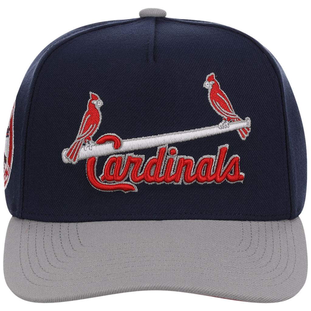 St. Louis Cardinals Mitchell & Ness MLB 'Era Flip' Heritage Series Pro Pinch - Navy/Gray