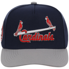 St. Louis Cardinals Mitchell & Ness MLB 'Era Flip' Heritage Series Pro Pinch - Navy/Gray