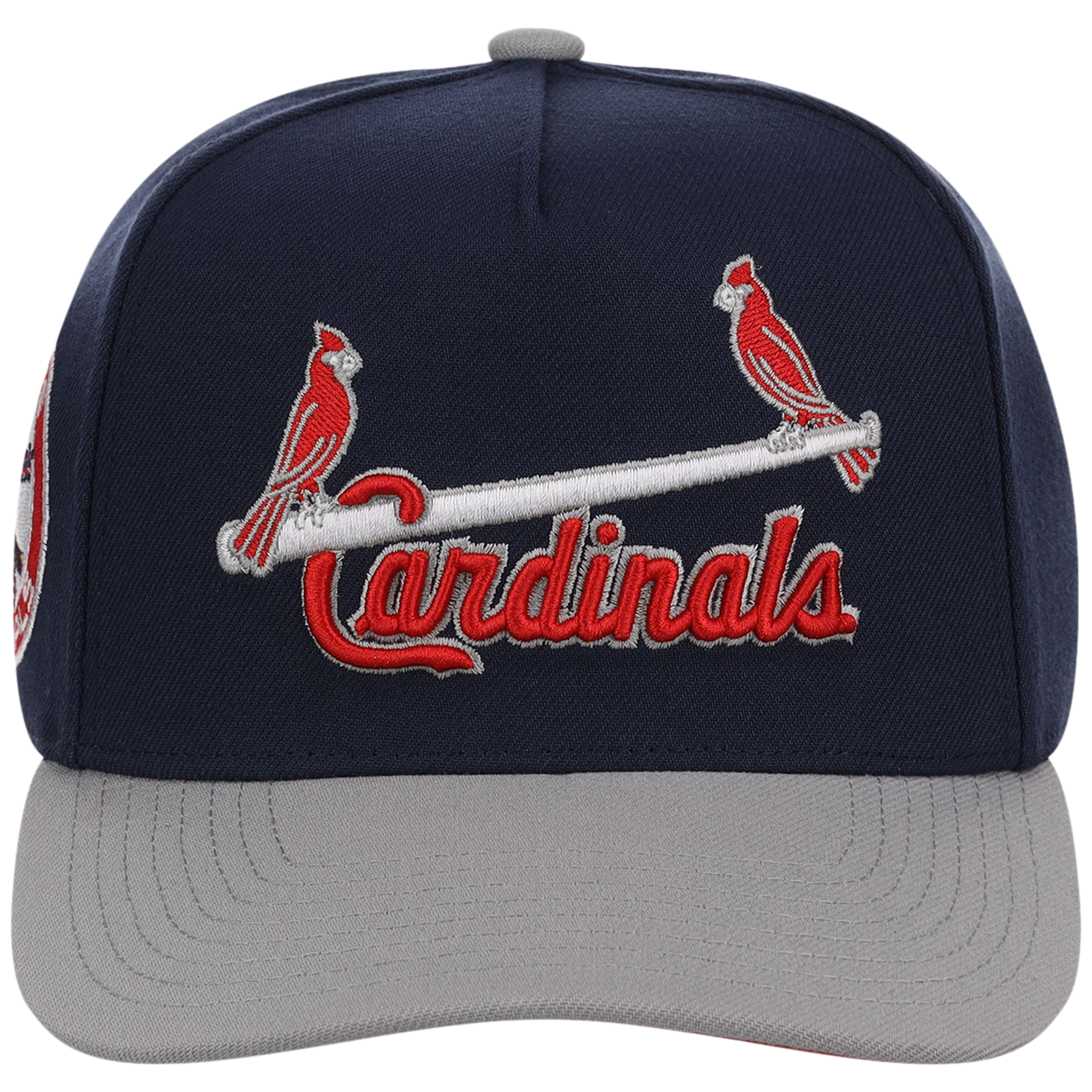 St. Louis Cardinals Mitchell & Ness MLB 'Era Flip' Heritage Series Pro Pinch - Navy/Gray