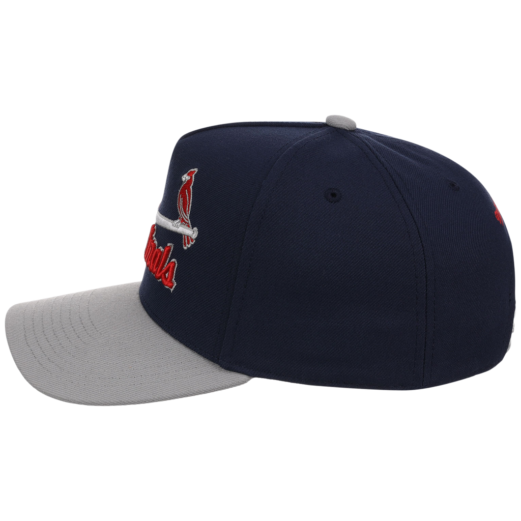 St. Louis Cardinals Mitchell & Ness MLB 'Era Flip' Heritage Series Pro Pinch - Navy/Gray
