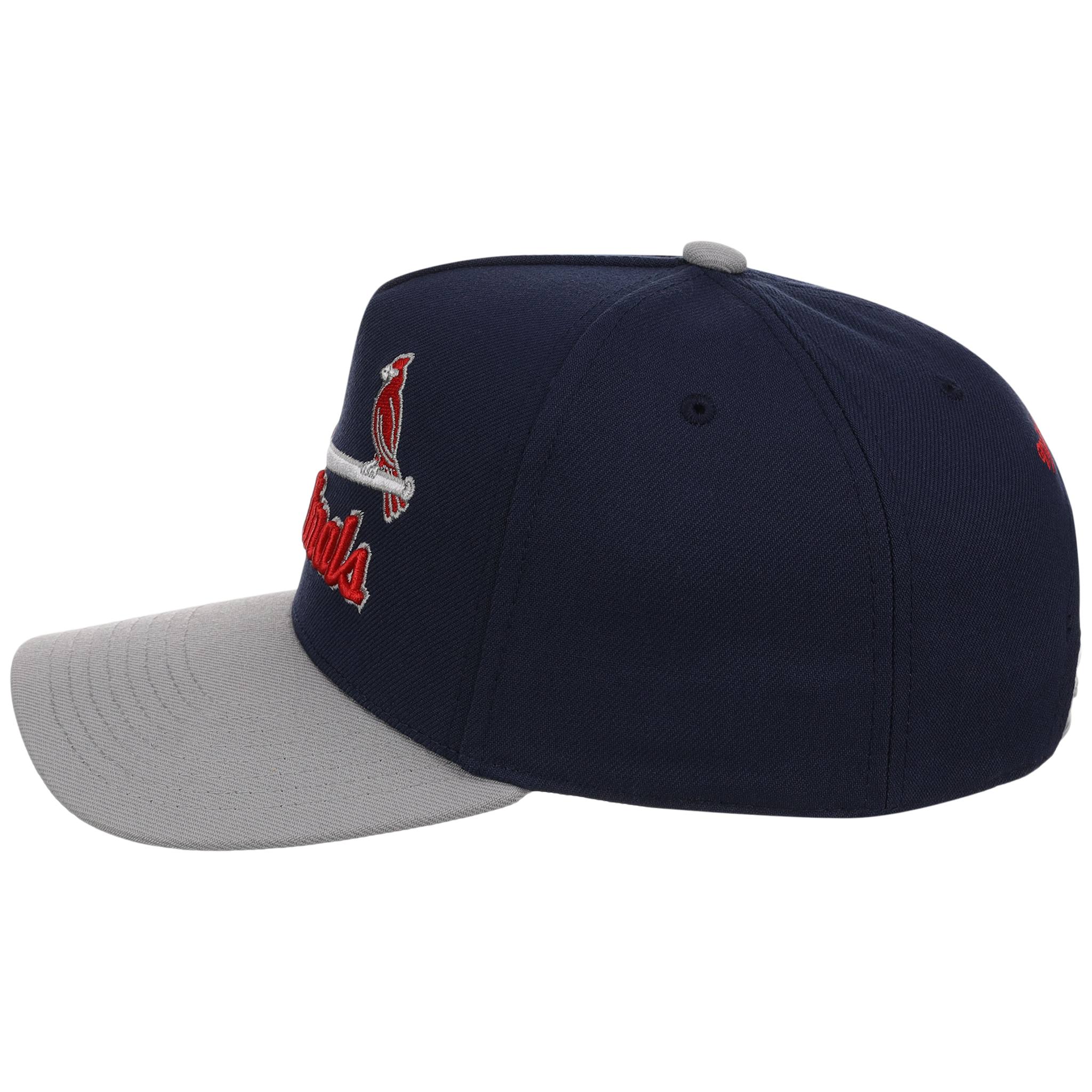 St. Louis Cardinals Mitchell & Ness MLB 'Era Flip' Heritage Series Pro Pinch - Navy/Gray
