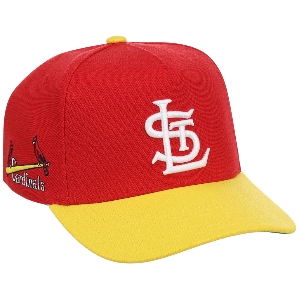 St. Louis Cardinals Mitchell & Ness MLB 'Era Flip' Heritage Series Pro Pinch - Red/Yellow