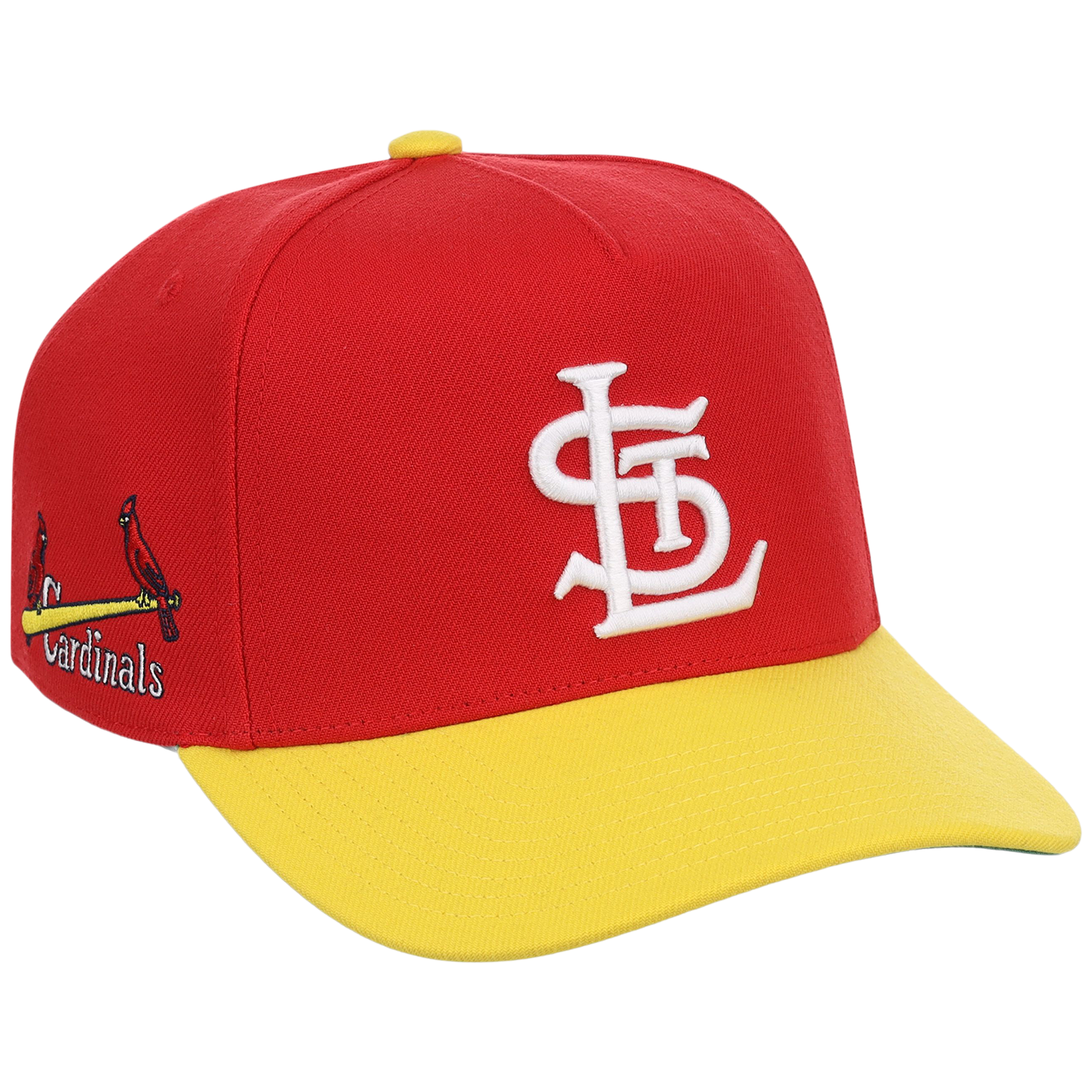 St. Louis Cardinals Mitchell & Ness MLB 'Era Flip' Heritage Series Pro Pinch - Red/Yellow