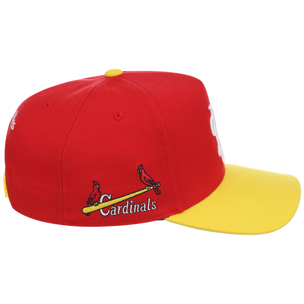 St. Louis Cardinals Mitchell & Ness MLB 'Era Flip' Heritage Series Pro Pinch - Red/Yellow