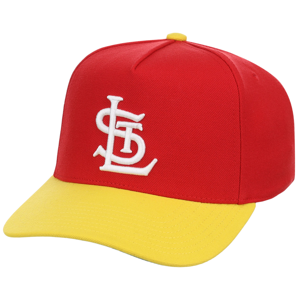 St. Louis Cardinals Mitchell & Ness MLB 'Era Flip' Heritage Series Pro Pinch - Red/Yellow