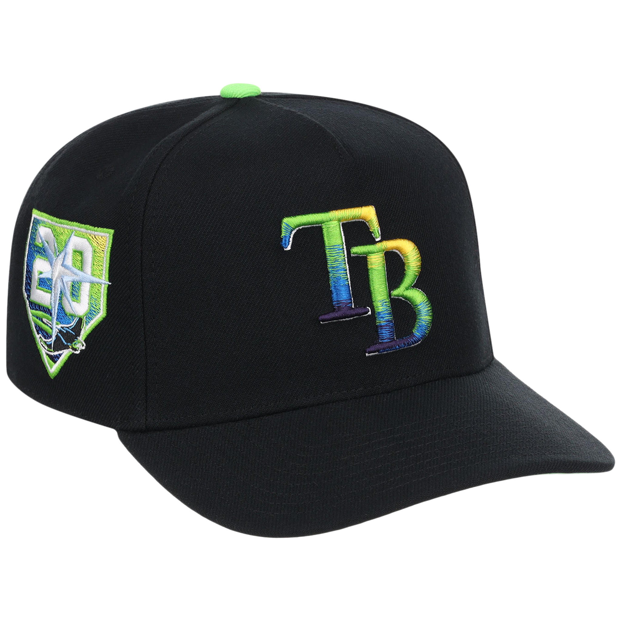 Tampa Bay Rays Mitchell & Ness MLB 'Era Flip' Heritage Series Pro Pinch - Black/Black