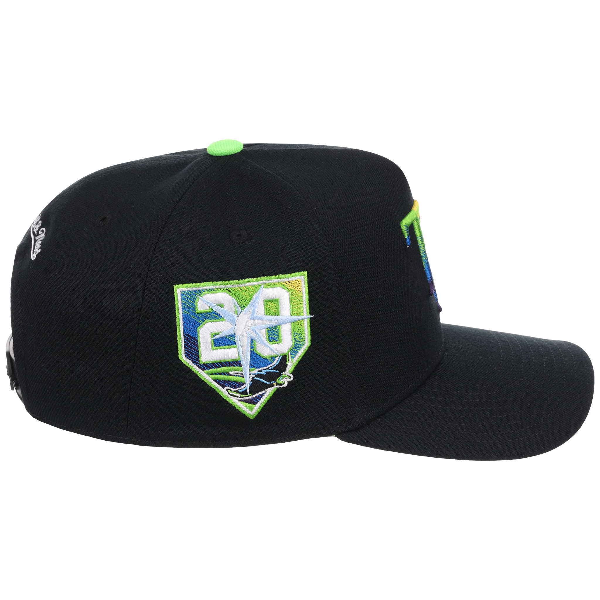 Tampa Bay Rays Mitchell & Ness MLB 'Era Flip' Heritage Series Pro Pinch - Black/Black