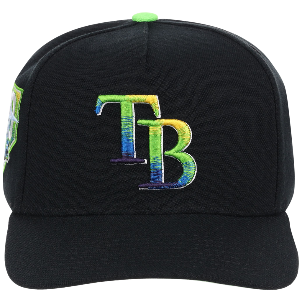 Tampa Bay Rays Mitchell & Ness MLB 'Era Flip' Heritage Series Pro Pinch - Black/Black