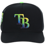 Tampa Bay Rays Mitchell & Ness MLB 'Era Flip' Heritage Series Pro Pinch - Black/Black