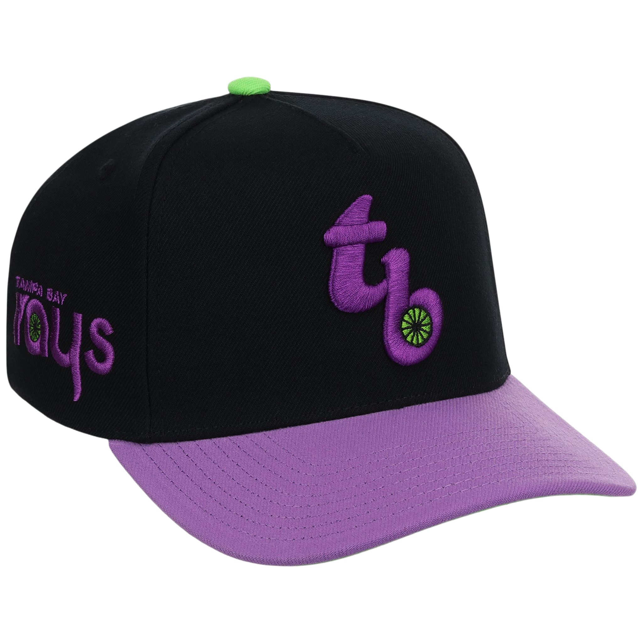 Tampa Bay Rays Mitchell & Ness MLB 'Era Flip' Heritage Series Pro Pinch - Black/Purple