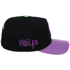 Tampa Bay Rays Mitchell & Ness MLB 'Era Flip' Heritage Series Pro Pinch - Black/Purple