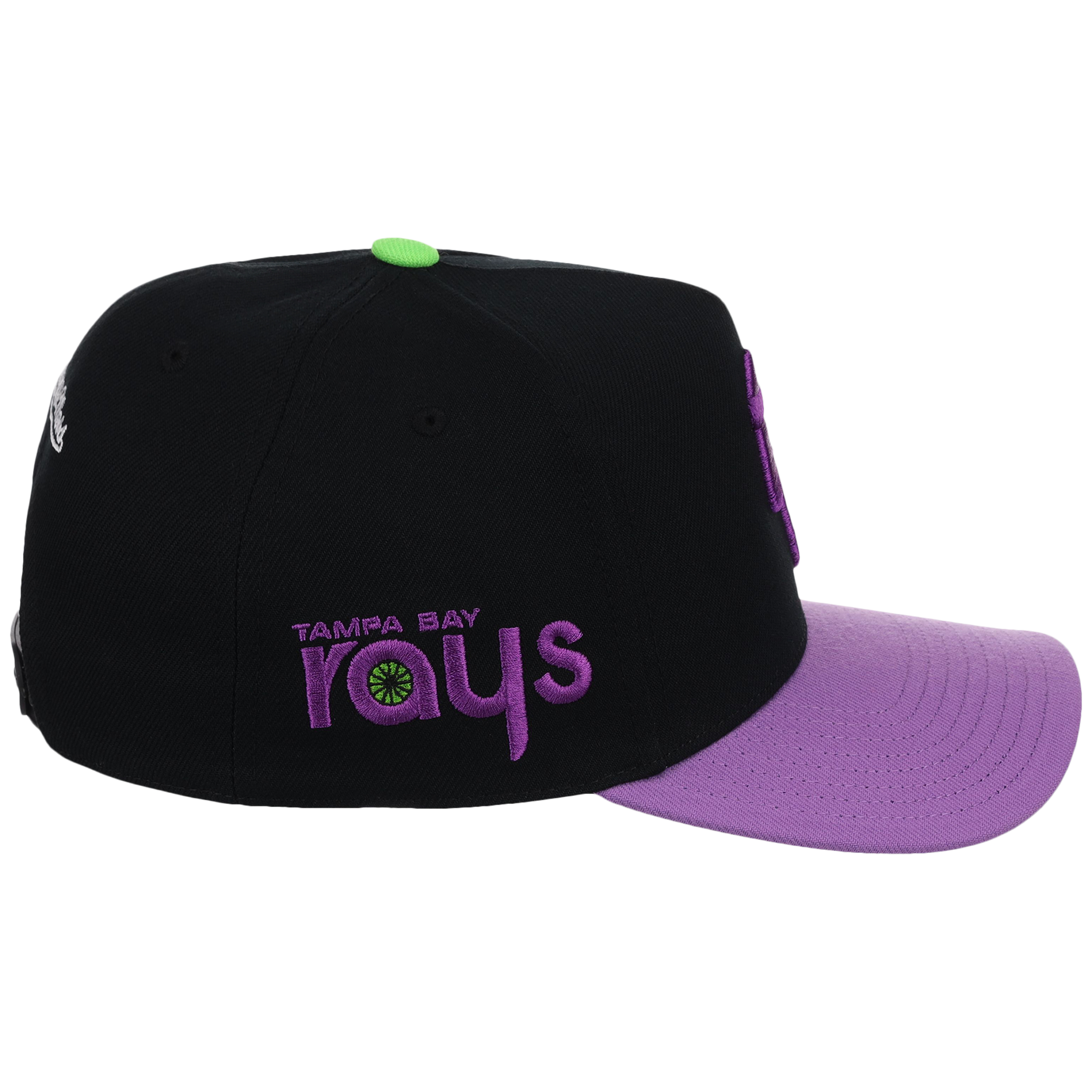 Tampa Bay Rays Mitchell & Ness MLB 'Era Flip' Heritage Series Pro Pinch - Black/Purple