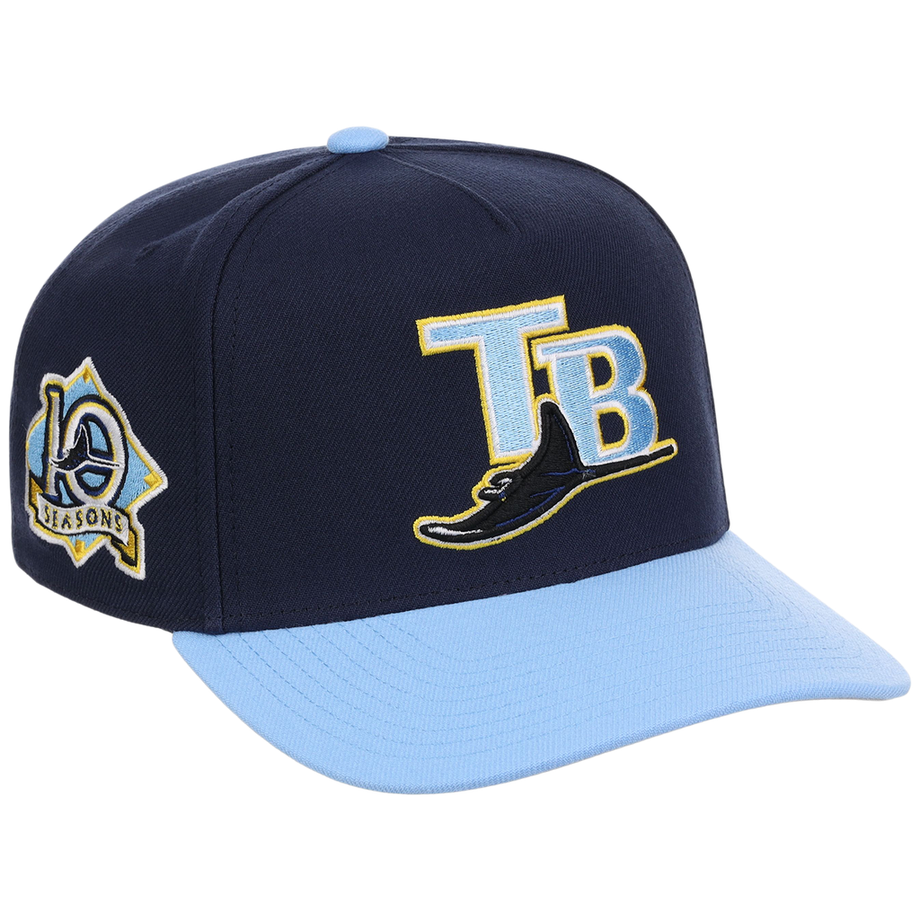 Tampa Bay Rays Mitchell & Ness MLB 'Era Flip' Heritage Series Pro Pinch - Navy/Sky