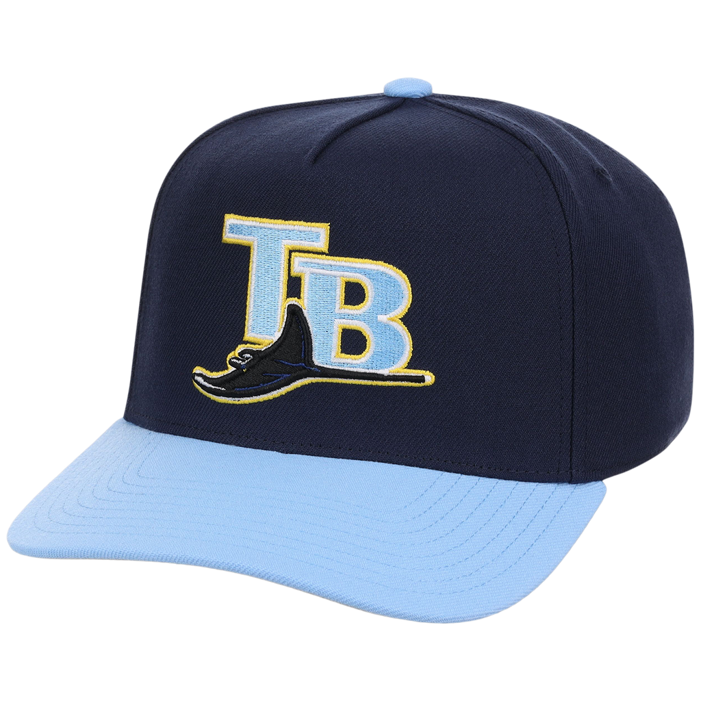 Tampa Bay Rays Mitchell & Ness MLB 'Era Flip' Heritage Series Pro Pinch - Navy/Sky