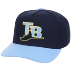 Tampa Bay Rays Mitchell & Ness MLB 'Era Flip' Heritage Series Pro Pinch - Navy/Sky