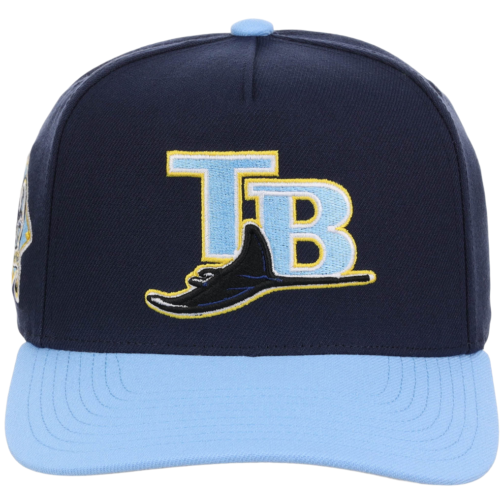 Tampa Bay Rays Mitchell & Ness MLB 'Era Flip' Heritage Series Pro Pinch - Navy/Sky