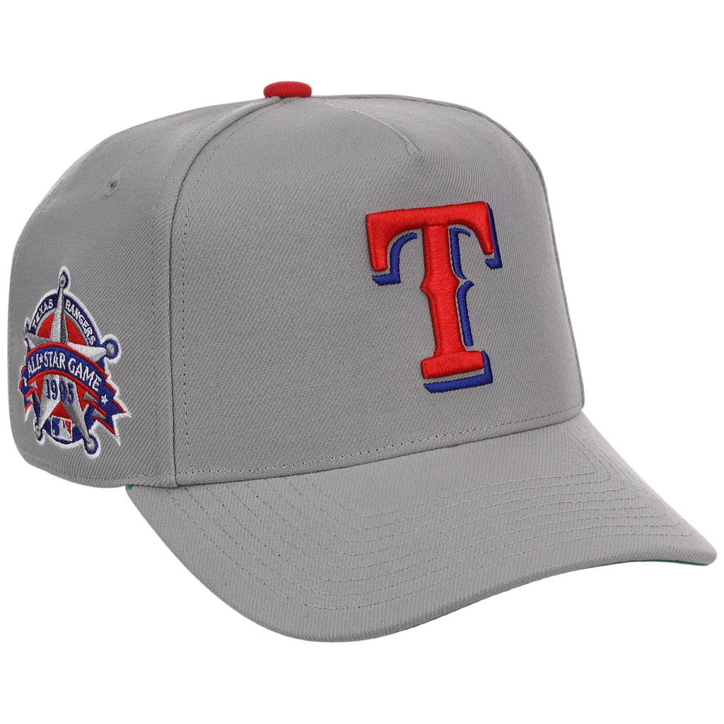 Texas Rangers Mitchell & Ness MLB 'Era Flip' Heritage Series Pro Pinch - Grey/Grey
