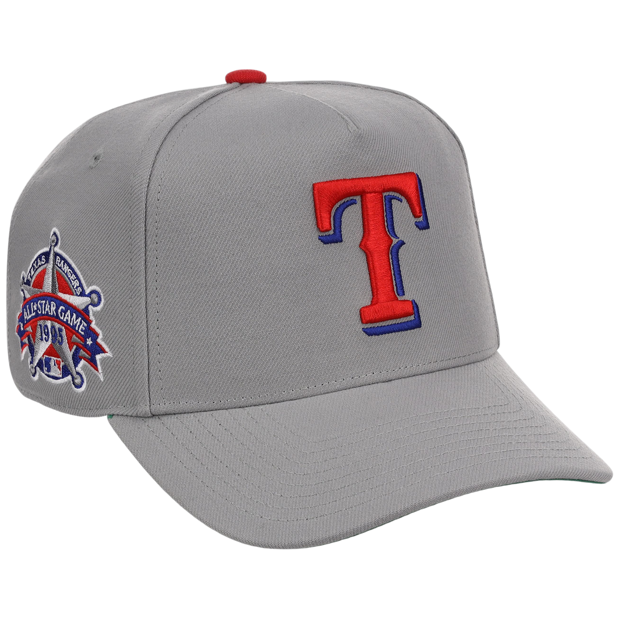 Texas Rangers Mitchell & Ness MLB 'Era Flip' Heritage Series Pro Pinch - Grey/Grey
